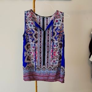 Cynthia Rowley lightweight sleeveless blouse,  size Large